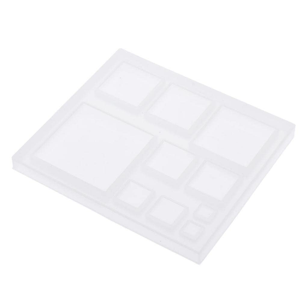 BNF® DIY Silicone Mold Jewelry Making Resin Casting epoxy Crafts Mould squareResin Craft Molds Supplies Crafting Pieces Multi Purpose Supplies-picture-44