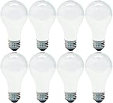 Halogen A-Line Bulb, A19, 100 Watts, 2/Pack