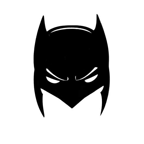 The Logo Man Batman Mask 3D Sticker Car Bike Logo Decal Emblem, Pack of