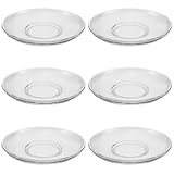 Présentation élégante : avec leur apparence minimaliste mais sophistiquée, ces assiettes à thé en verre rehaussent l’attrait visuel des desserts, des fruits ou des plateaux de fromages lors des réceptions