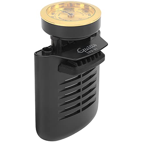 Humidificador de guitarra, 2 en 1, 3.43x2.13in, humidificador de guitarra, higrómetro para guitarra...