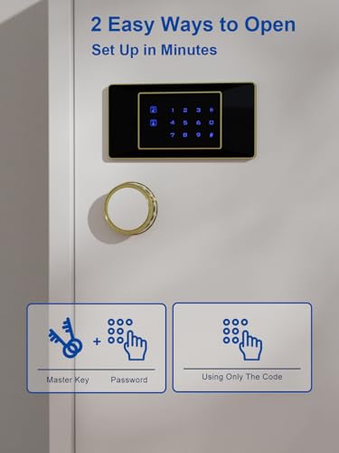 Image of TIGERKING Extra Large Home Safe 17.6 Cu Ft, Touchscreen Digital Keypad Lock