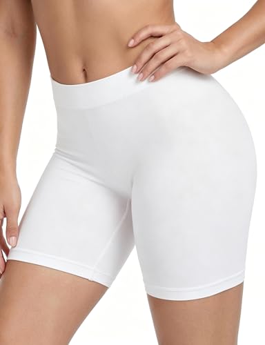 Image of ZENUTA Slip Shorts for Women Under Dresses, Seamless Anti Chafing Summer Biker Shorts