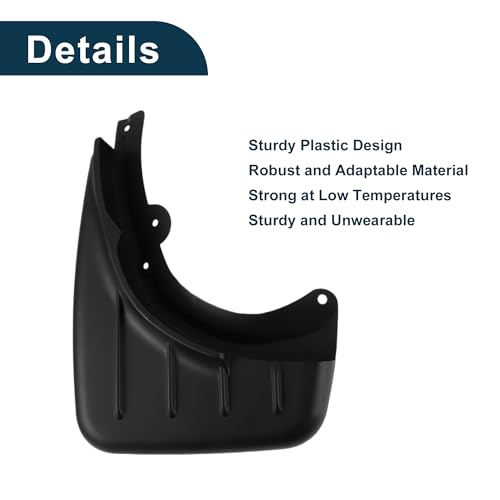 Image of Mud Flaps Splash Guards for Porsche Cayenne 2006-2010 W /Mount Accessories Mud Guards Front and Rear 1 Set
