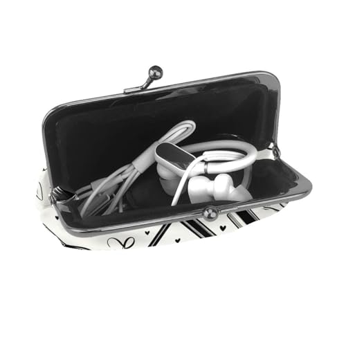 Pu Leather Buckle Coin Purse Makeup-Beauty-Cosmetic Girls Kiss-Lock Change Purse Wallets4