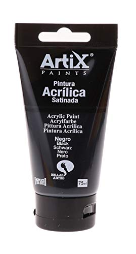 ARTIX Pintura acrílica, 75 ml (Negro)