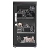 Re:CLEAN 防湿庫 50L 日本製ペルチェ採用 ドライボックス カメラ 保管 防湿ケース 収納 レンズ 【日本製アナログ湿度計 / 安心の5年保証 / カビ対策】 (ブラック, 50L/アナログ湿度計)