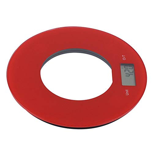 Escala de pesagem doméstica Forma redonda Balança eletrônica Segura Não-tóxico Balanças de alimentos