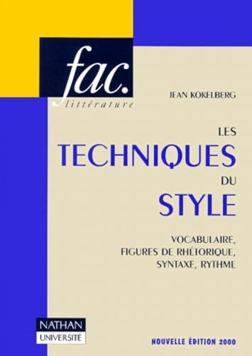 Techniques du style -les KOKELBERG, JEAN