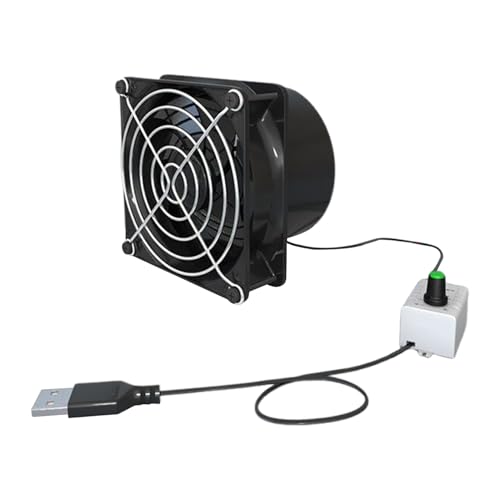 Mini extractor – Soplador de ventilación axial ajustable | Extractor de aire compacto para baño, cocina, inodoro y funcionalidad del hogar y uso duradero, refrigeración M o mejora del flujo de aire