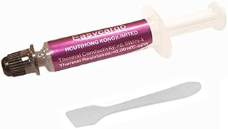 Easycargo 6.5 W/m-k Thermal Paste Kit, High Performance Thermal Grease Compound for Cooler Heatsink Interface Computer Processor CPU GPU (1-Pack)