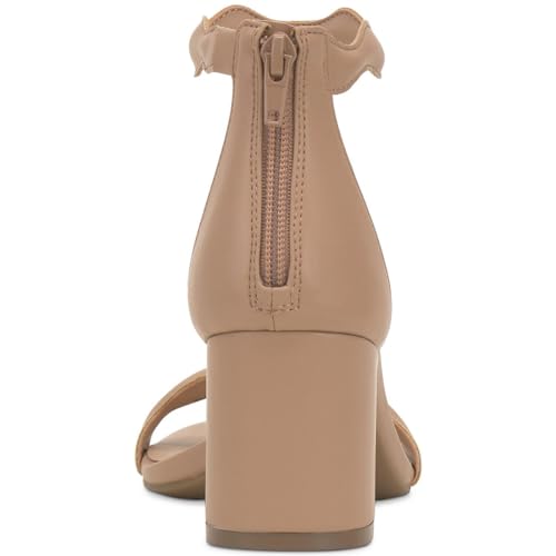 Cufflinks Inc. INC Womens Sollisa Faux Leather Scalloped Heels Tan 11 Medium (B,M), Dark Almond Smooth3