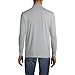 Lands' End Mens Long Sleeve Super-T Mockneck Gray Heather Tall XX-Large