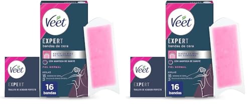 Descubre la mejor manicura y pedicura de LugoPulsa aqui 👈🏼 y pide cita Veet-Expert-Bandas-de-Cera-Fria-Depilatoria-para-Depilacion-de-Axilas-con-Manteca-de-Karite-16-tiras-Paquete-de-2