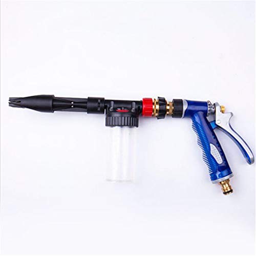 Preisvergleich Produktbild JOMSK Autowaschwasserpistole Foam Gun Reinigung Sprayer Hochdruckreiniger Gun Einstellbare Schnee Schaum für Auto Motorrad Fahrzeug Garten
