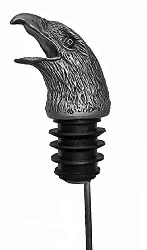 Eagle Stainless Steel Wine Aerator Pourer Premium Aerating Pourer Decanter with Food Grade Silicone Stopper for White and Red Wines