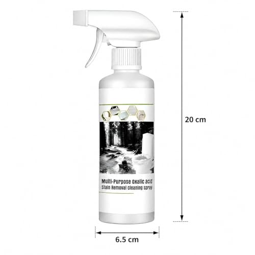 Image of Oxalic Acid Stain Remover Cleaner Spray - Multipurpose Hard Water, Rust and Bathroom Stain Cleaning Solution for Tiles, Sink, Tap, Floor and Kitchen Surface Use (1)