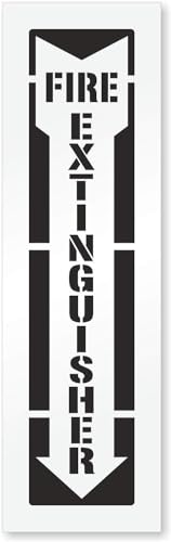 2 Pack Fire Extinguisher Stencil for Painting Machinery Walls and ...