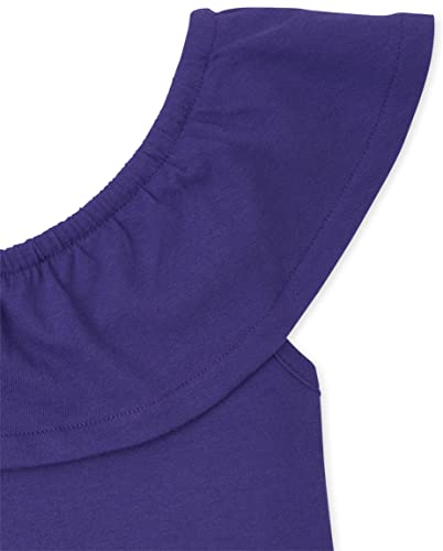 The Children's Place Girls Short Sleeve Ruffle Tank Top2
