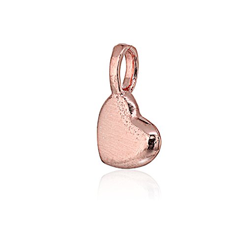 Alex Woo Mini Addition 14k Rose Gold Heart Charm