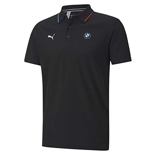 PUMA BMW MMS Polo T-Shirts & Polo Shirts Men Black - XXL - Short-Sleeved Polo Shirts Shirt