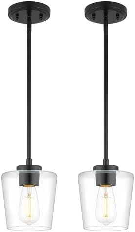 Pendant Lights Kitchen Island 2 Pack, 6...