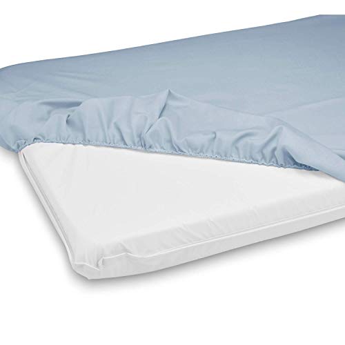 Custom Size 2" Thick Baby Mattress with Fitted Sheet - Waterproof Crib Mattress with Custom Size & Color Fitted Crib Sheet for Bassinet & Cradle