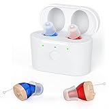 ASTRACY C6 Digital Hearing Aids for Seniors, Completely-in-Canal (CIC) Mini Hearing Amplifier for Ad