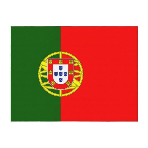 Couverture drapeau Portugal EdWal un cadeau idéal en microfibre douce