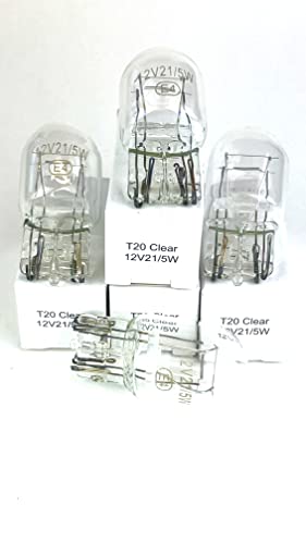 4er Set T20 W21/5W Tagfahrlicht Standlicht 12V 21W/5W Farbe. Clear/Warm Weiß