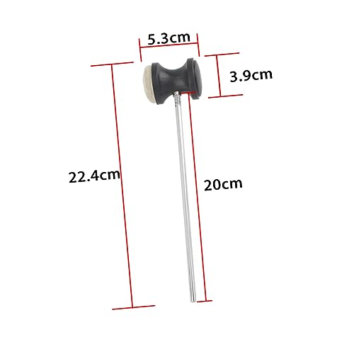 Pedal de batería de acero inoxidable para bombo miniatura 2