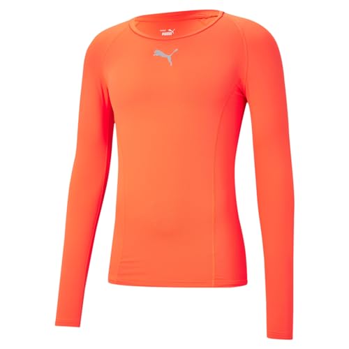 Puma Herren Liga Baselayer Tee LS T-Shirts, Neon Sun, – Ansicht 1