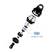 INJORA 45mm Oil Shocks with Progressive Rate Springs Replacement for 1/12 Losi Nascar Upgrade