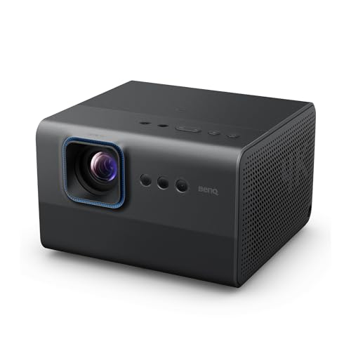 BenQ GP520 4K 4LED Smart Projector,Brightness 2600 ANSI Lumens,Excellent Colors 98% REC709,Upto 200"Screen Size,Auto 2D keystone,24W Speakers,Certified Google TV,WiFi,HDMI 2.1,USB-C,USB-A,Black color