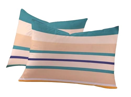 Image of RD TREND 210 TC Premium Glace Cotton Assorted King Size Printed Floral Design Pillow Cover -18 inchX28 inch Inches,(Pack of 6) of Any 12 Pieces Color Multi-6