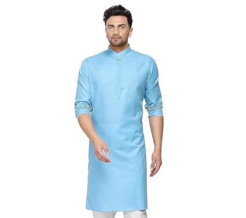 Image of GOLAZO Men's Cotton Kurta Pyjama Set Combo - Pack of 2 | Traditional Ethnic Wear for Festivals & Celebrations
