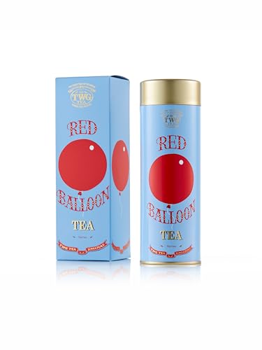 TWG Tea | Red Balloon Tea | Rooibos Tea | Coconut & Blueberries | Haute Couture Tin, 100g | Gift Set