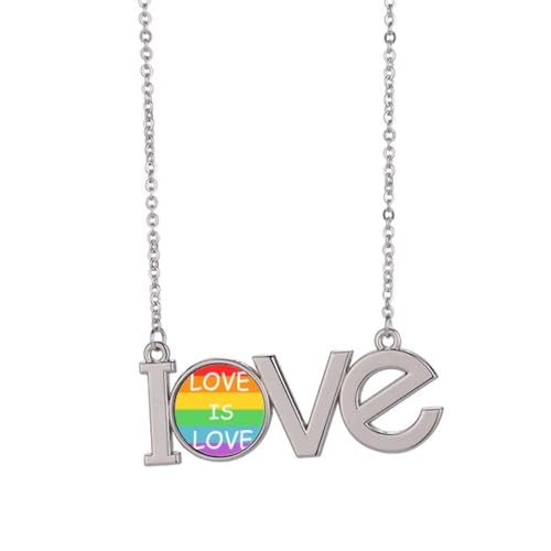 Collier arc-en-ciel transgenre LGBT cadeau symbolique