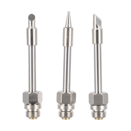 3PCS Soldering Iron Tips Copper Solder Welding Replacement Tip Kit For 8-10W Battery Soldering Iron Mainframe
