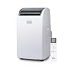 BLACK+DECKER Smart Portable Air Conditioner, 14,000 BTU (10,200 BTU SACC) for Rooms up to 700 Sq. Ft., Smart Portable AC with Follow Me Remote and Window Kit, BPACT14WT, White