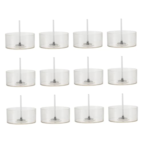 Mechas para velas con porta vela plástico para DIY