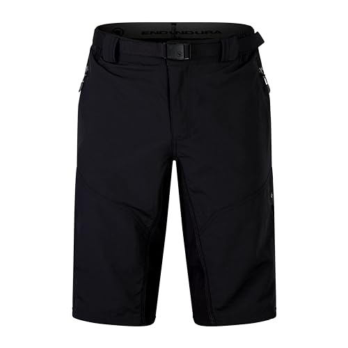 ENDURA Hummvee Short con Culote Interior para Hombre, Negro, L