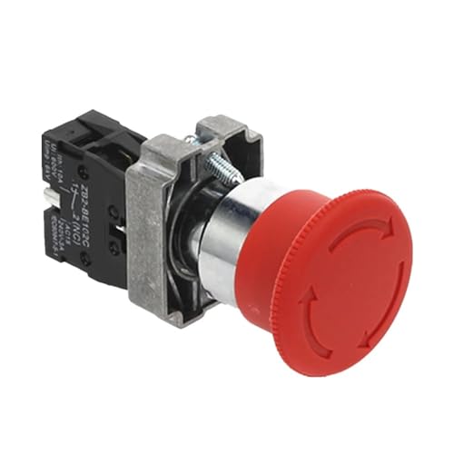 Interruptor de parada de emergencia de hongo XB2-542 para evitar accidentes en talleres