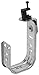 J-Hook, 1/2In Flange, 4In Max Cap