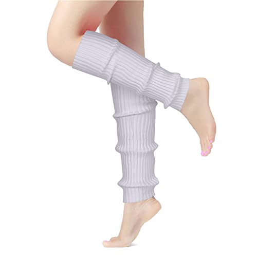Image of ONUPGO Leg Warmers for Women 80s Sport Headband Wristbands Neon Leg Warmers Set - 80s Workout Clothes 90s Outfit for Women