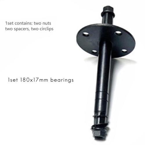 Estabilidad Mejorada con Rodamientos para Bicicletas Estáticas de 180 mm 4