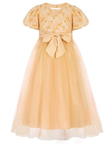 GRACE KARIN Mädchen Hochzeit Kleid Prinzessin Kleid Tüll Blumenmädchen...