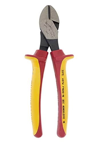CHANNELLOCK 337I 7-inch XLT Diagonal Cutting Pliers w/ 1000V Insulated Grip | Made in USA | Forged High Carbon Steel