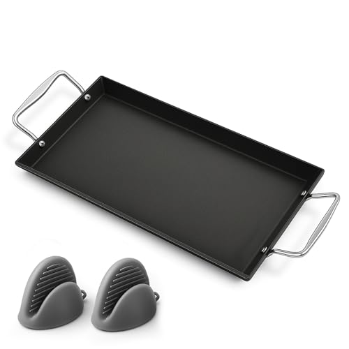 Best T Fal Double Burner Griddle 11 Utheer Upgraded Nonstick Cast Iron Griddle for Gas Grill