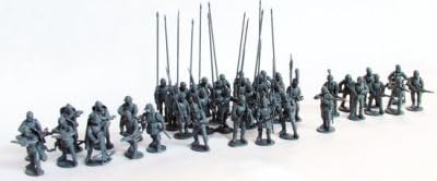 Perry Miniatures WR20 Plastic ‘Mercenaries’, European Infantry 1450-1500, 40 Figuren